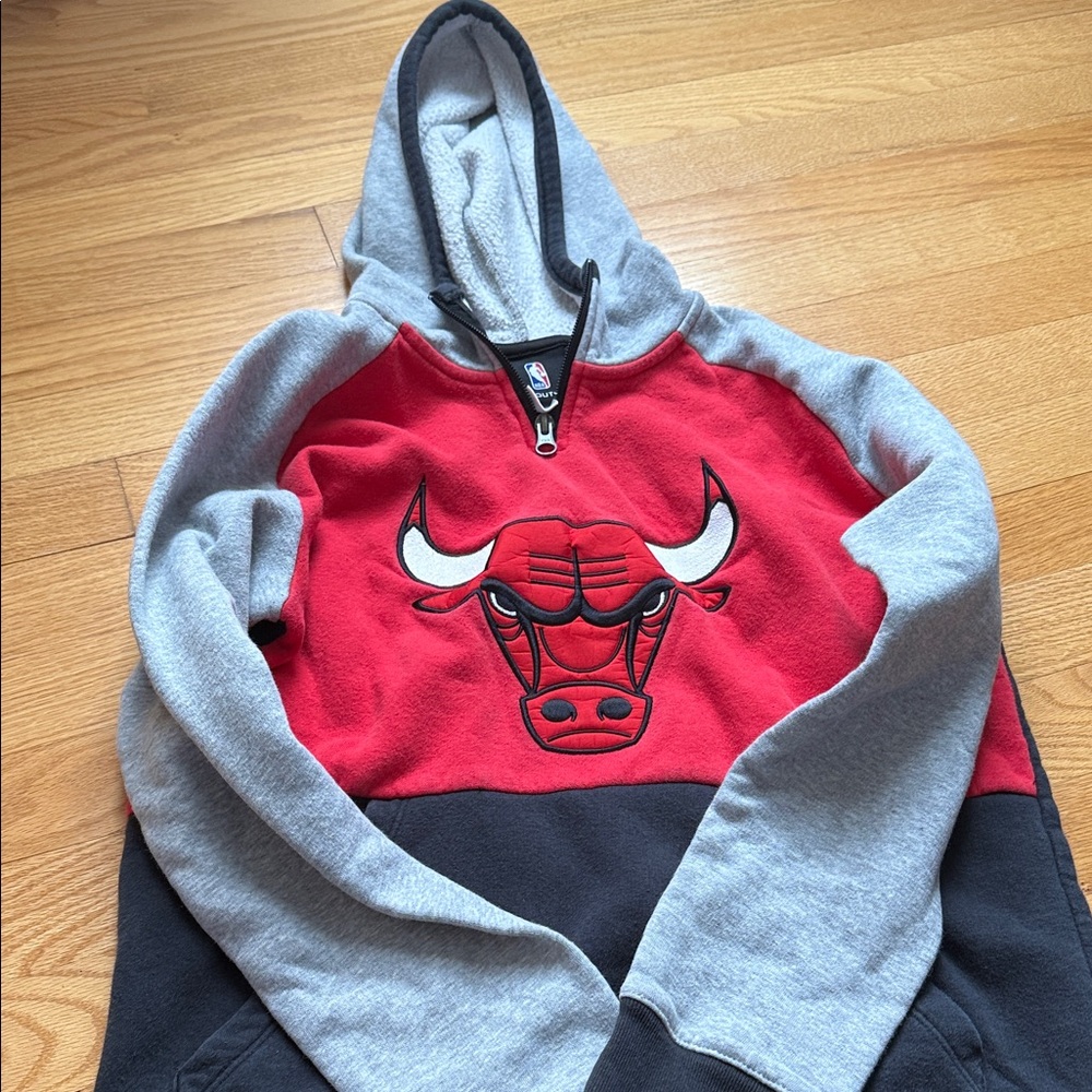NBA Youth Red and Black Hoodie